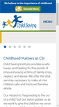 Mobile Screenshot of childsaving.org